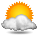 Wettervorhersage für Heute: teils sonnig