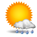 Wettervorhersage für Heute: teils Regen