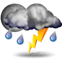 Wettervorhersage für Heute: Gewitter