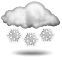 Wettervorhersage für Heute: starker Schneefall