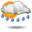 partly heavy rain Weather forecast for today: partly heavy rain